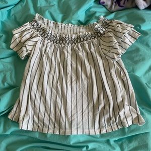 American Eagle  off the shoulder shirt